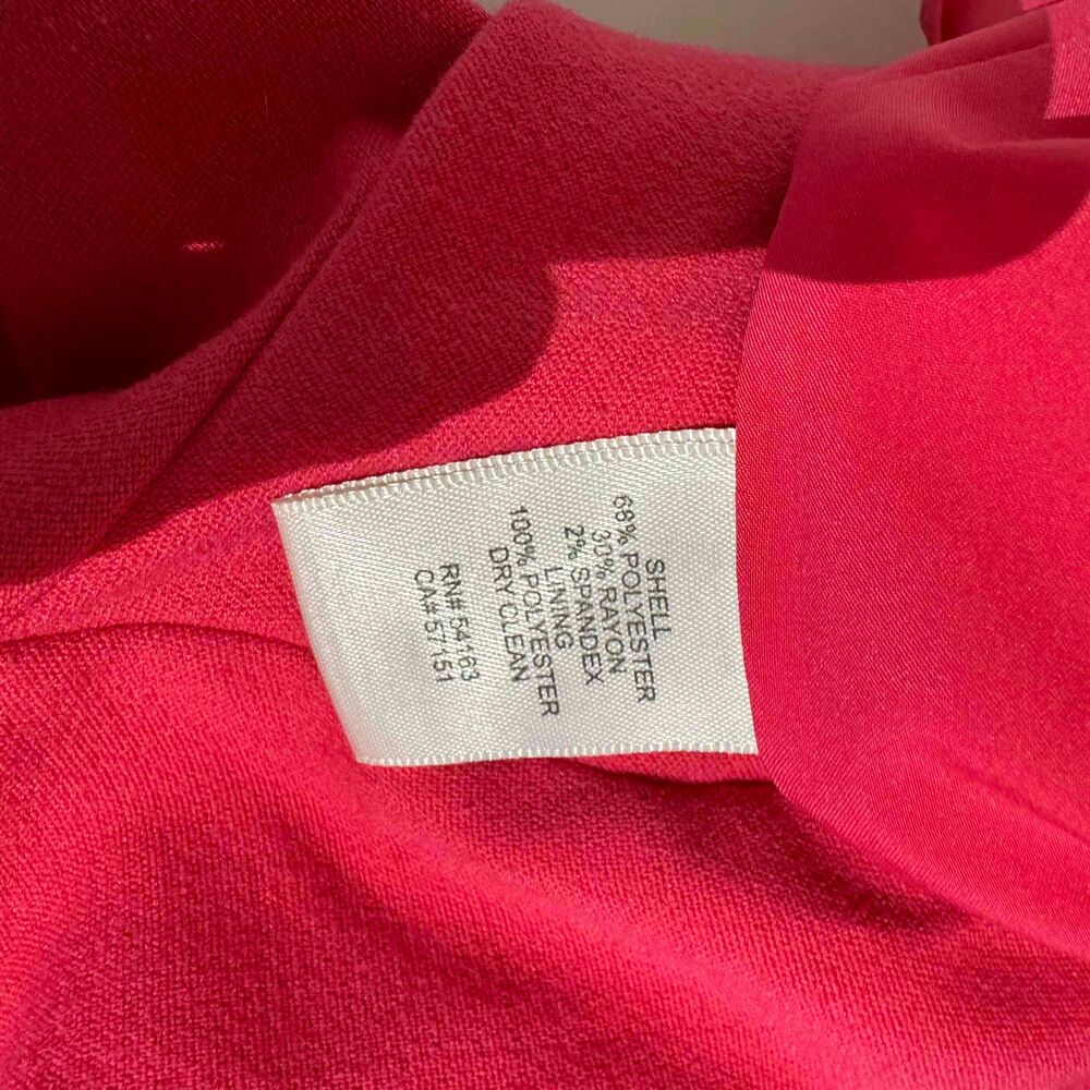 Eliza J Pink Short Dress Pink Sz 6 Round Neck Preppy Professional Barbie Spring - Picture 15 of 15